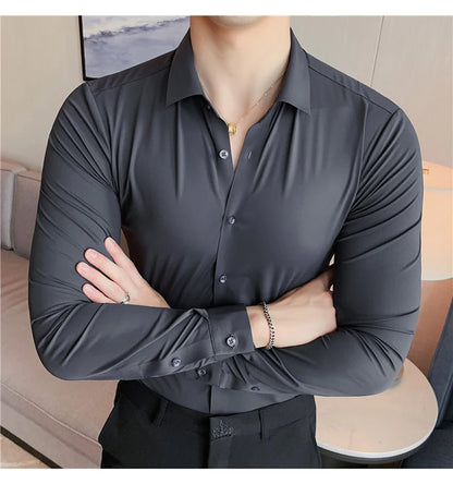 High Stretch Seamless Long Sleeve Shirt