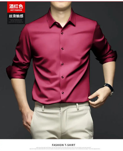 Wrinkle-Resistant Men's Shirt