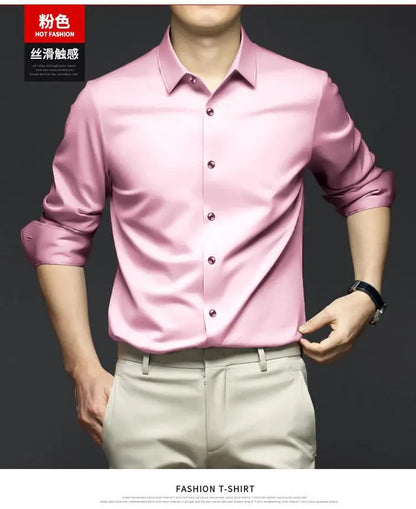 Wrinkle-Resistant Men's Shirt