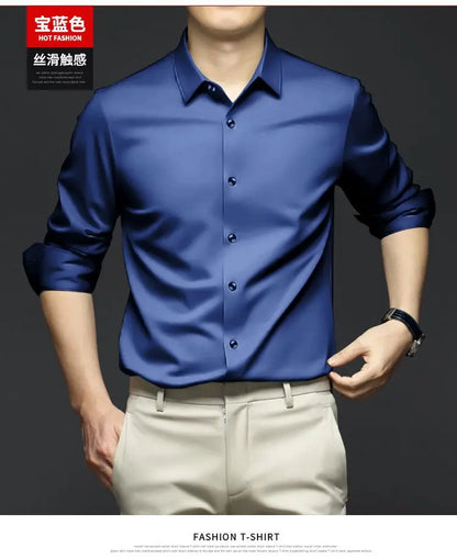 Wrinkle-Resistant Men's Shirt