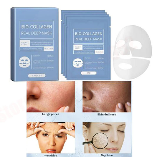 Bio Collagen True Deep Mask, Collagen Mask Overnight, Facial Care Collagen Mask Moisturizing Anti-Aging Mask(5ml)