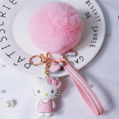 Sanrio Hello Kitty Keychain - Cute Melody & Friends Pendant