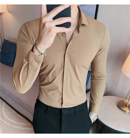 High Stretch Seamless Long Sleeve Shirt