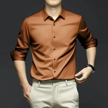 Wrinkle-Resistant Men's Shirt