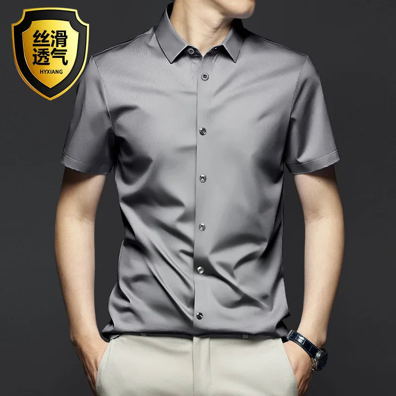 Wrinkle-Resistant Men's Shirt