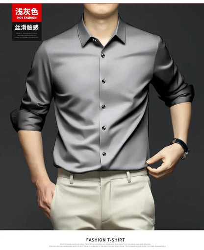 Wrinkle-Resistant Men's Shirt