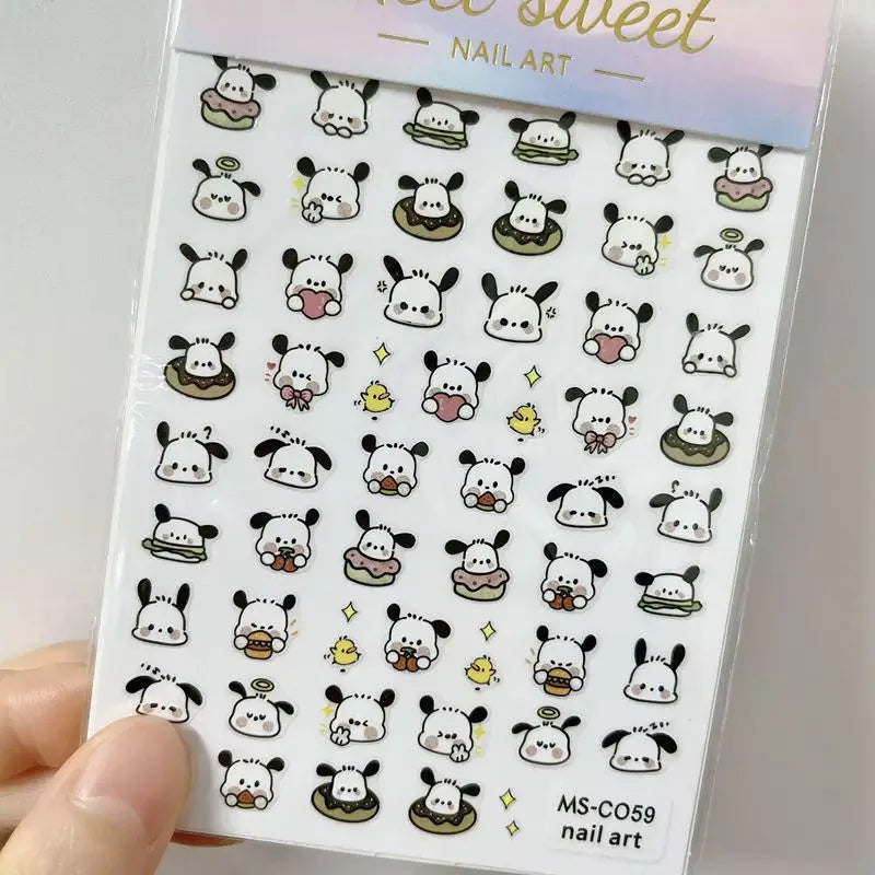 Cute Hello Kitty 3D Nail Stickers