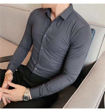 High Stretch Seamless Long Sleeve Shirt