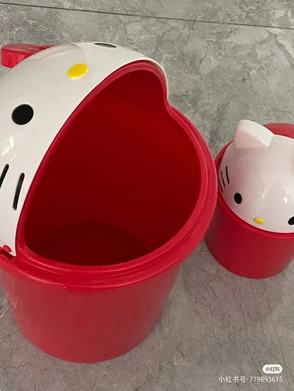 Sanrio Hello Kitty Kawaii Trash Bin