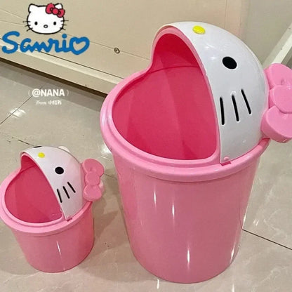 Sanrio Hello Kitty Kawaii Trash Bin