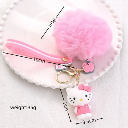 Sanrio Hello Kitty Keychain - Cute Melody & Friends Pendant