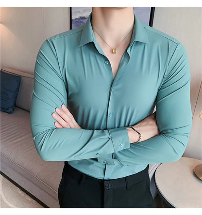 High Stretch Seamless Long Sleeve Shirt