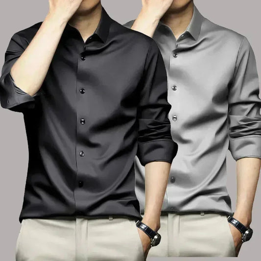 Wrinkle-Resistant Men's Shirt