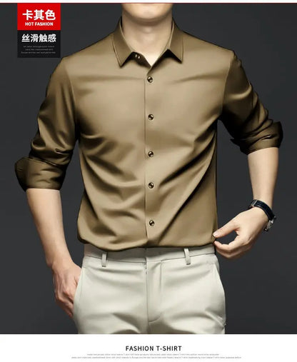 Wrinkle-Resistant Men's Shirt