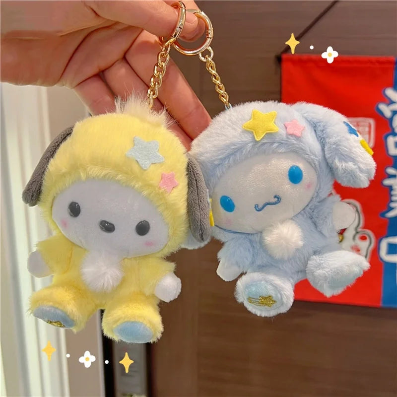 Sanrio Hello Kitty & Kuromi Plush Keychain