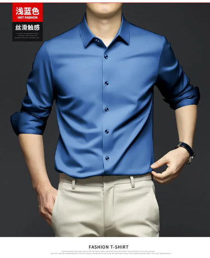 Wrinkle-Resistant Men's Shirt