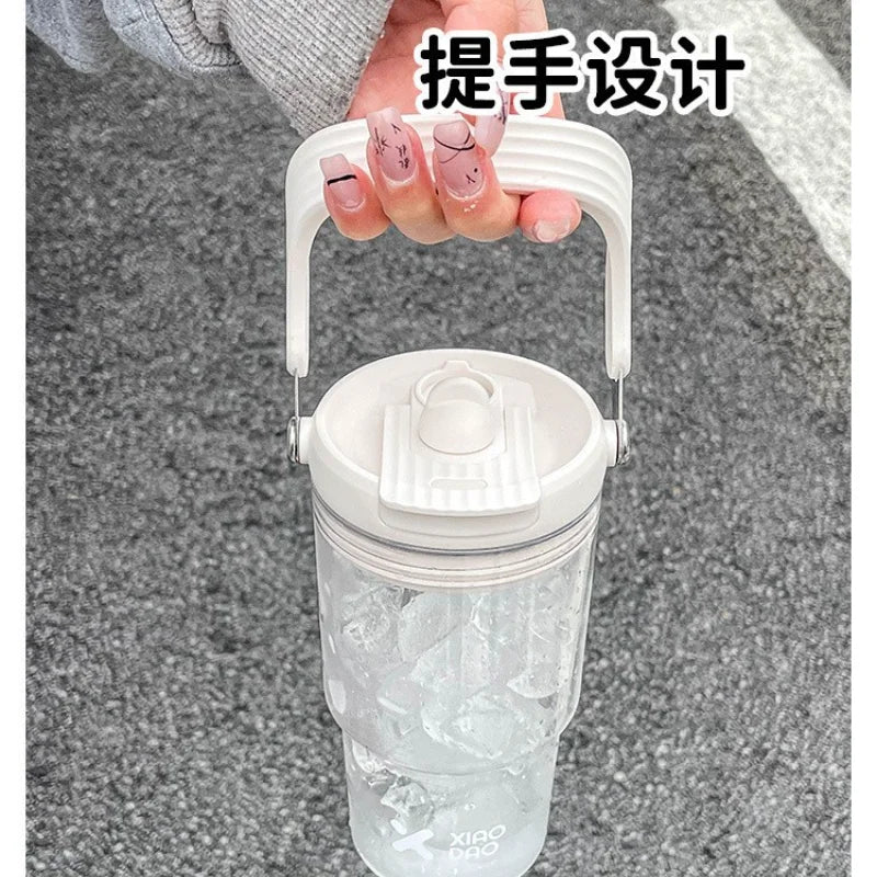 Sanrio 600-900ML Hello Kitty Portable Straw Bottle