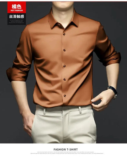 Wrinkle-Resistant Men's Shirt