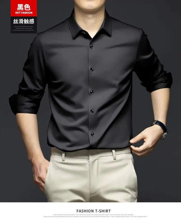 Wrinkle-Resistant Men's Shirt