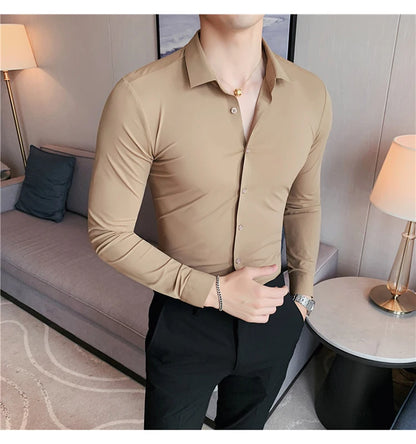 High Stretch Seamless Long Sleeve Shirt