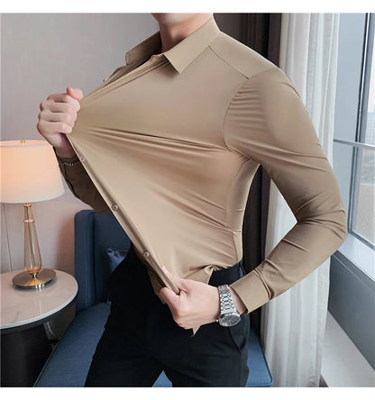 High Stretch Seamless Long Sleeve Shirt