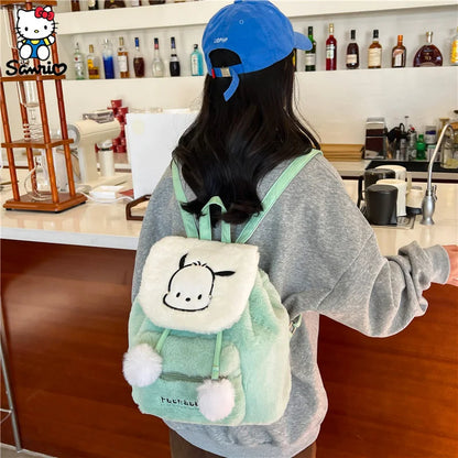 Sanrio Kuromi & Hello Kitty Plush Backpack