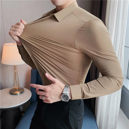 High Stretch Seamless Long Sleeve Shirt