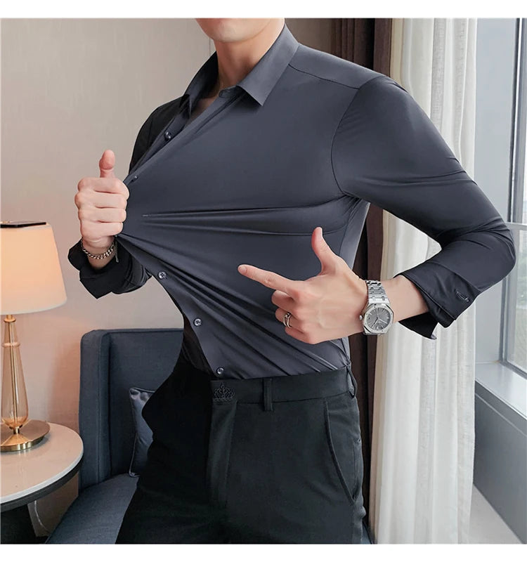 High Stretch Seamless Long Sleeve Shirt