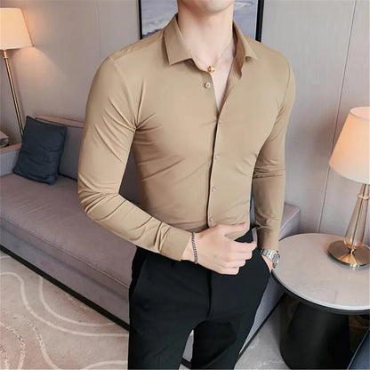 High Stretch Seamless Long Sleeve Shirt