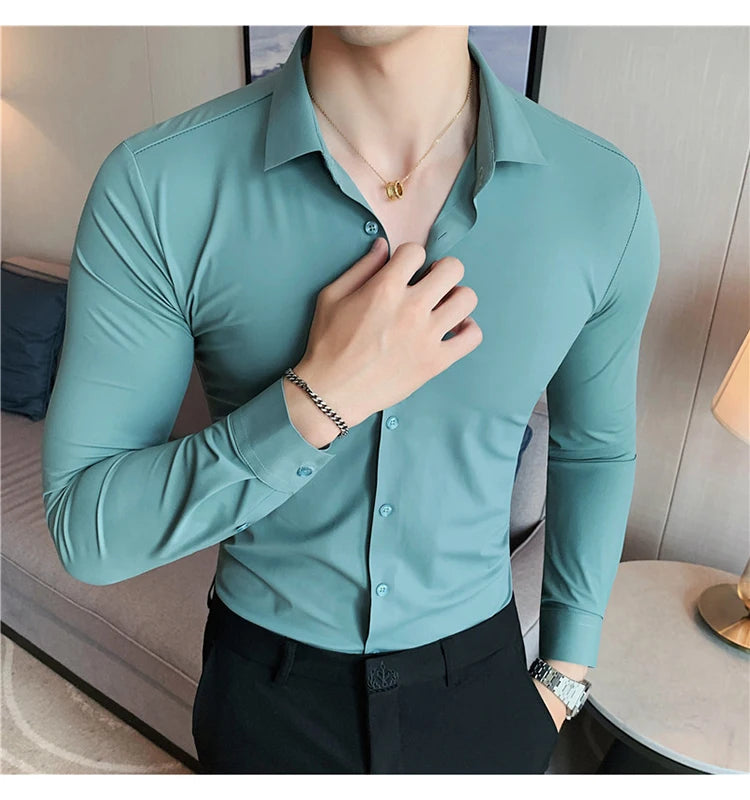 High Stretch Seamless Long Sleeve Shirt