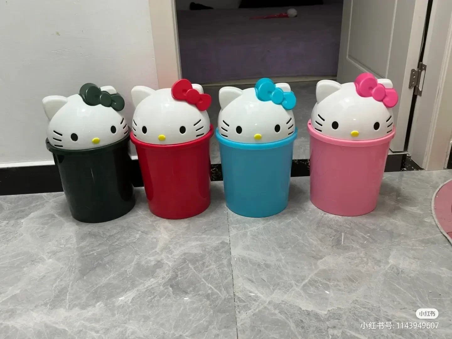 Sanrio Hello Kitty Kawaii Trash Bin