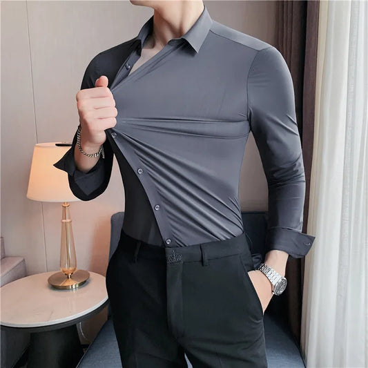 High Stretch Seamless Long Sleeve Shirt