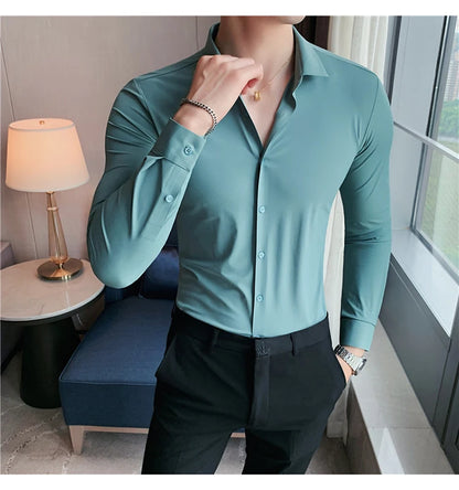 High Stretch Seamless Long Sleeve Shirt